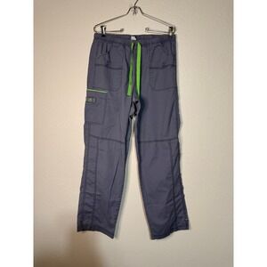 Spread Good Cheer Scrub Pants Lot of 4 Large Blue Black Grey